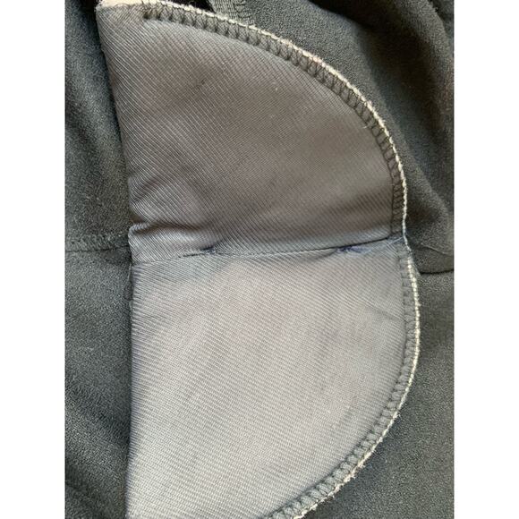 Vintage 1970's Rampage Black Retro Blazer Coat with Shoulder Pads Women's Medium - Picture 9 of 10